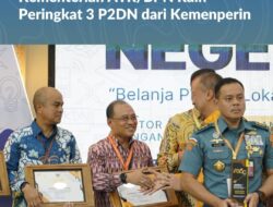 Serap 96% Anggaran Menggunakan Produk Dalam Negeri, Kementerian ATR/BPN Raih Peringkat 3 P2DN dari Kemenperin