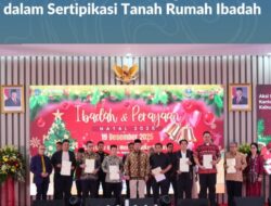 Dapat Sertipikat Menjelang Natal, Pendeta Apresiasi Dukungan ATR/BPN dalam Sertipikasi Tanah Rumah Ibadah