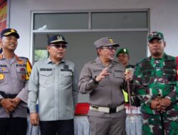 Bupati Eka Putra Cek Posko Nataru bersama Forkopimda