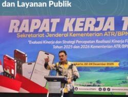 Tutup Rakernis Setjen 2025, Sekjen ATR/BPN: Tata Usaha Punya Peran Strategis Dukung Kelancaran Kerja Teknis dan Layanan Publik