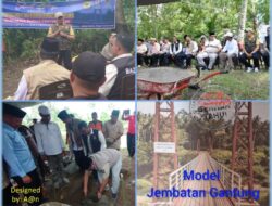 Peletakan Batu Pertama Pembangunan Jembatan Gantung Jorong Mutiara Nagari Batu Taba, Upaya Nyata untuk Pemulihan Ekonomi Masyarakat