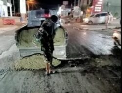 Pemkab Tanah Datar Melalui Dinas PUPR Lakukan Perbaikan Jalan di Beberapa Lokasi