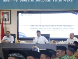 Menteri Nusron Ingin Tokoh Keagamaan Terlibat Aktif dalam Penyelesaian Sertipikasi Tanah Wakaf