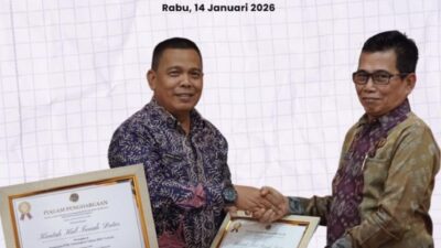 Kantor Pertanahan Kabupaten Tanah Datar Raih Penghargaan Peringkat III Pemetaan PTSL Terintegrasi Terbaik Tahun 2025
