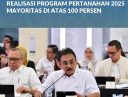 Catatkan Capaian Positif, Sekjen ATR/BPN Paparkan Realisasi Program Pertanahan 2025 Mayoritas di Atas 100 Persen