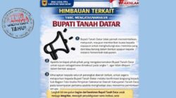 Mencermati Himbauan Dinsos PPPA Tanah Datar: Ada Apa dengan Bupati Tanah Datar?
