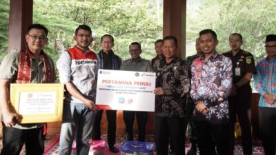 Rajut Tali Asih, DPN dan Pertamina Salurkan 68 Paket Sembako Untuk Korban Terdampak Bencana Alam Hidrometeorologi
