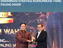 Kementerian ATR/BPN Terima Penghargaan dari INDOPOSCO atas Diseminasi Strategi Komunikasi yang Paling Masif