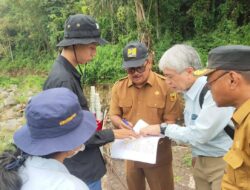 Tim JICA Japan dan Balai Sabo Jogjakarta Kunjungi Nagari yang akan Dibangun Sabo Dam