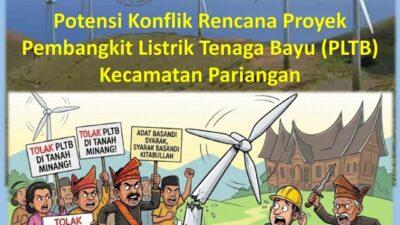 Potensi Konflik Rencana Proyek Pembangkit Listrik Tenaga Bayu di Kecamatan Pariangan