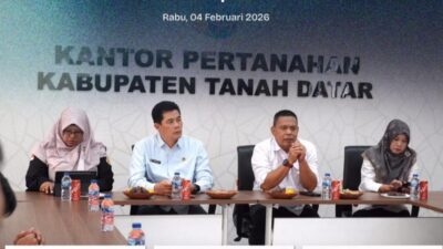 Kantor Pertanahan Kabupaten Tanah Datar Terima Kunjungan Sekaligus Pembinaan dari Kanwil BPN Sumbar