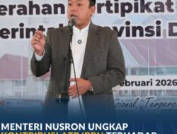 Menteri Nusron Ungkap Kontribusi ATR/BPN terhadap Pendapatan DKI Jakarta Tembus Rp3,9 Triliun di 2025
