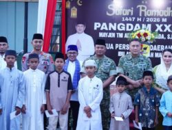 Safari Ramadan di Makodim 0307 Tanah Datar, Pangdam XX/TIB Minta Agar Diusulkan Lagi Perbaikan Jembatan di Tanah Datar