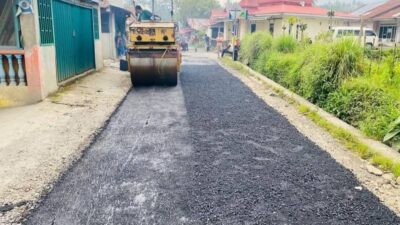 Dinas PUPRP Tanah Datar Perbaiki Ruas Jalan Sungai Tarab ke Gurun