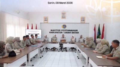 Kantor Pertanahan Kab. Tanah Datar Laksanakan Penandatanganan Adendum Kontrak Kerja PPPK