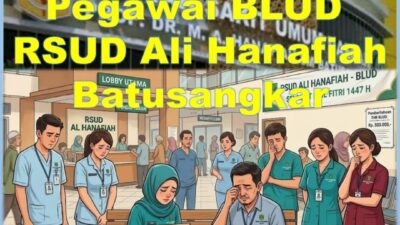 Gaji dan THR Pegawai BLUD RSUD Ali Hanafiah Tak Pernah Berubah Sejak Tahun 2017, Dibawah UMR, Ini Tanggapan Direktur RSUD