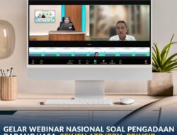 Gelar Webinar Nasional Soal Pengadaan Barang/Jasa, Sekjen ATR/BPN: Prinsip Utamanya adalah Transparansi