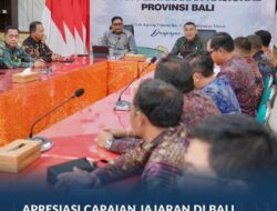 Apresiasi Capaian Jajaran di Bali, Wamen Ossy Tekankan Pentingnya Peningkatan Kualitas Pelayanan dan Data Pertanahan