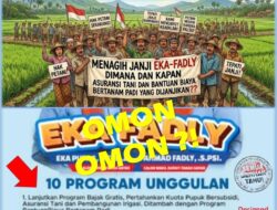 Menagih Janji Eka-Fadly:Janji Bajak Gratis, Asuransi Tani dan Bantuan Biaya Bertanam Padi, Mana?