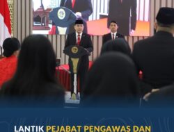 Lantik Pejabat Pengawas dan Fungsional, Wamen Ossy: Ujung Tombak dalam Pelayanan Pertanahan