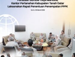 Kepala Kantor Pertanahan Kabupaten Tanah Datar Pimpin Rapat Penempatan PPPK
