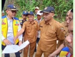 Dinas PUPRP Lakukan Monev Pembangunan Jembatan di Lintau Buo Utara