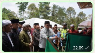 Resmikan Mushalla Nurul Ilmi, Wabup Ahmad Fadly Harapkan Lahirnya Cendekiawan Muslim