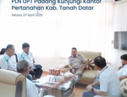 PLN UPT Padang Kunjungi Kantor Pertanahan Kabupaten Tanah Datar untuk Bangun Koordinasi