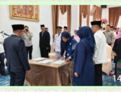 Bupati Eka Putra Lantik Beberapa Orang Pejabat Eselon II dan III