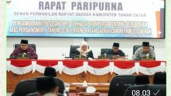 Rapat Paripurna DPRD, Ranperda Pajak Daerah dan Retribusi Daerah Disetujui Jadi Perda