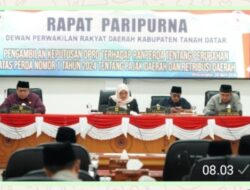 Rapat Paripurna DPRD, Ranperda Pajak Daerah dan Retribusi Daerah Disetujui Jadi Perda