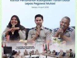 Kantor Pertanahan Kabupaten Tanah Datar Lepas Pegawai yang Pindah