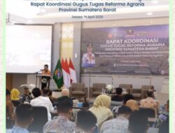 Kantor Pertanahan Kabupaten Tanah Datar Ikuti Rakor Gugus Tugas Reforma Agraria Sumbar