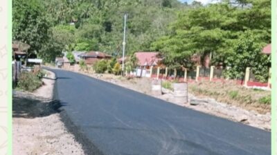 Jalan di Nagari Atar Mulai Diaspal, Warga Atar Berterimakasih Kepada Pemprov Sumbar