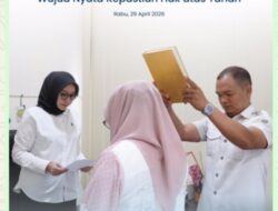 Kantor Pertanahan Kabupaten Tanah Datar Lakukan Pengambilan Sumpah atas Sertifikat yang Hilang