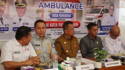Batuan Ambulans PT Jasa Raharja, Ketua DPRD Payakumbuh Ucapkan Terimakasih