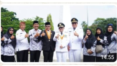 Peringati Hari Otda XXX dan Hardiknas 2026, Pemda Tanah Datar Gelar Upacara