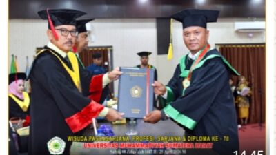 Menriyanto Resmi Menyandang Gelar Sarjana Hukum Dari UMSB