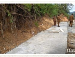 Rehab Irigasi di Tambangan Hampir Selesai, Anggota DPRD Turun Langsung ke Lokasi
