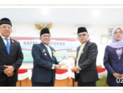 Sidang Paripurna, DPRD Sampaikan Rekomendasi Atas LKPj Bupati Tanah Datar Tahun 2025