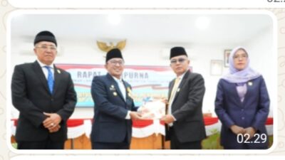 Sidang Paripurna, DPRD Sampaikan Rekomendasi Atas LKPj Bupati Tanah Datar Tahun 2025