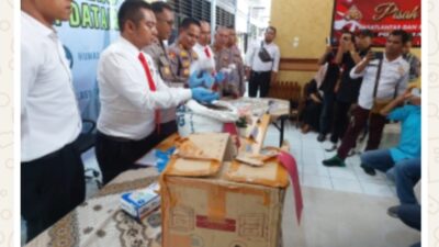 Polres Tanah Datar Tangkap Penyimpan Narkotika Jenis Ganja