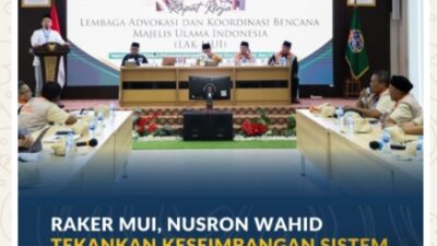Raker MUI, Nusron Wahid Tekankan Keseimbangan Sistem Penanggulangan Bencana