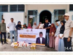 Sadiq Pasadigoe Anggota DPR RI Partai Nasdem Salurkan Bantuan untuk Beberapa Korban Bencana di Tanah Datar