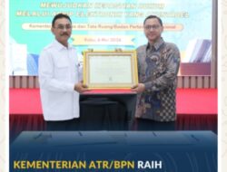 Kementerian ATR/BPN Raih Penghargaan dari ANRI atas Penyelamatan dan Pelestarian Arsip