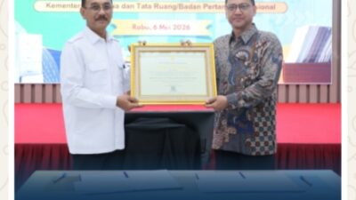 Kementerian ATR/BPN Raih Penghargaan dari ANRI atas Penyelamatan dan Pelestarian Arsip