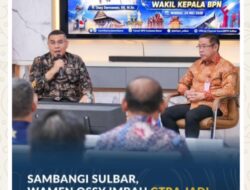 Sambangi Sulbar, Wamen Ossy Imbau GTRA Jadi Kunci Penyelesaian Konflik Pertanahan di Daerah