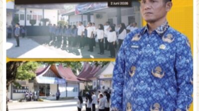 Kantor Pertanahan Kabupaten Tanah Datar Gelar Upacara Hari Lahir Pancasila dengan Khidmat