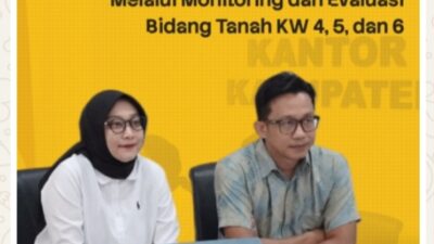 Kantor Pertanahan Kabupaten Tanah Lakukan Kegiatan Monev Peningkatan Kualitas Bidang Tanah KW 456