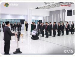 Lantik 130 Pejabat, Menteri ATR/Kepala BPN: Berikan Manfaat dan Pelayanan yang Adil bagi Masyarakat